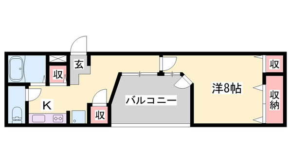イスズベル八代の物件間取画像